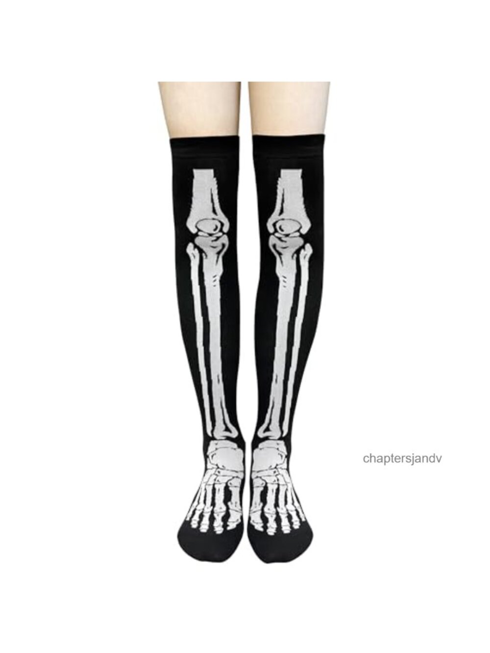 Funny Chicken Leg Socks Knee-High Turkey Gag Gift Women Men